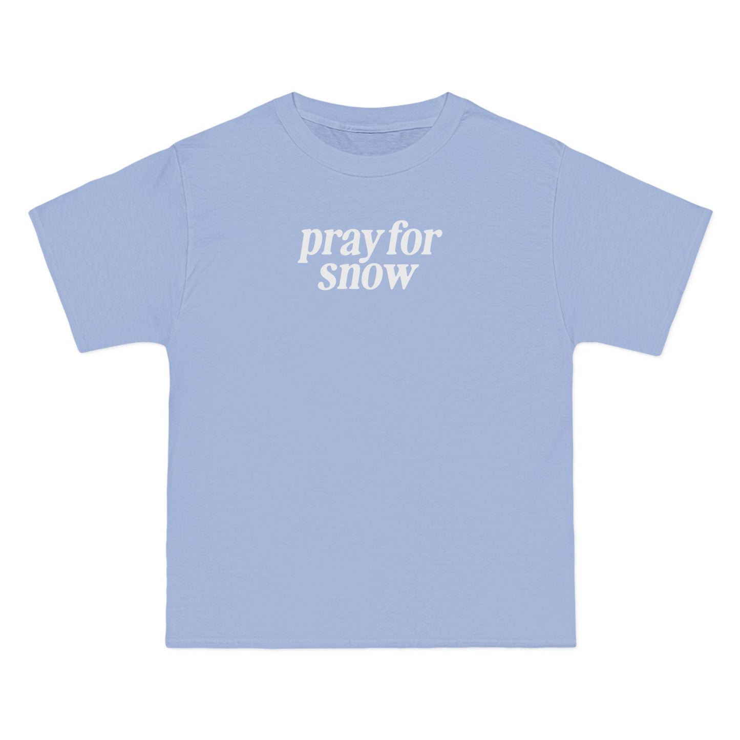 Pray for Snow Powder to the People Boxy Tee