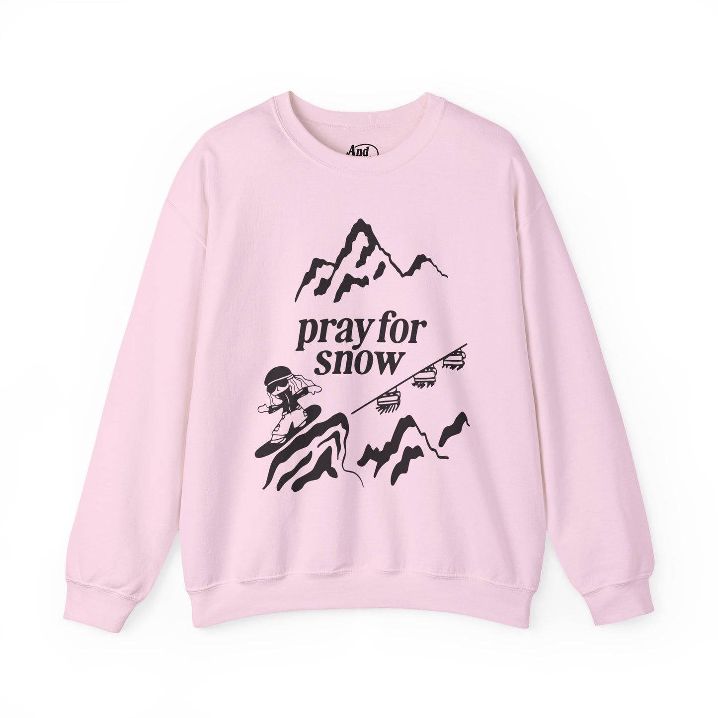 Pray for Snow Crewneck