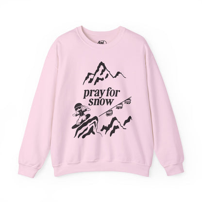 Pray for Snow Crewneck