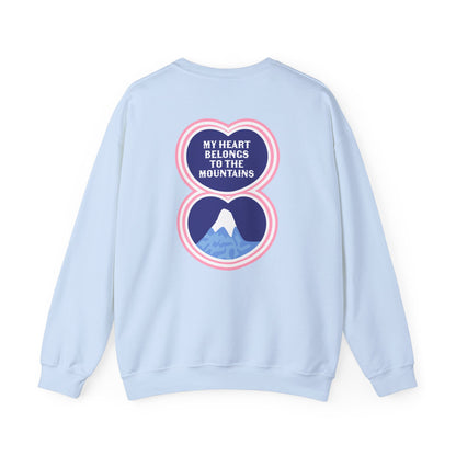 My Heart Belongs to the Mountains Crewneck
