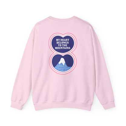 My Heart Belongs to the Mountains Crewneck