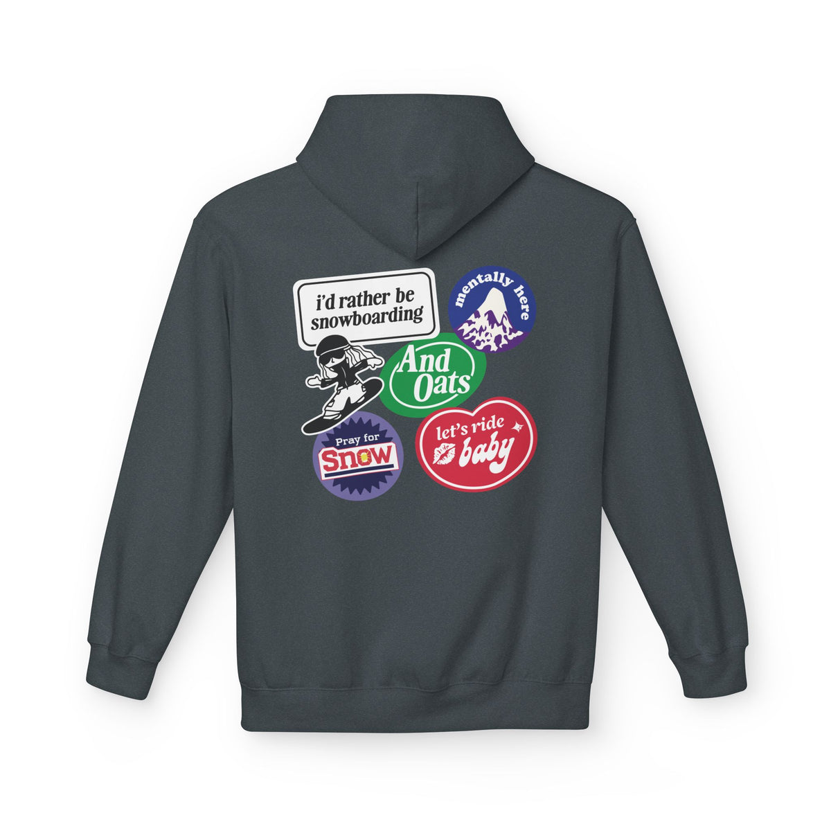 I'd Rather Be Snowboarding Hoodie