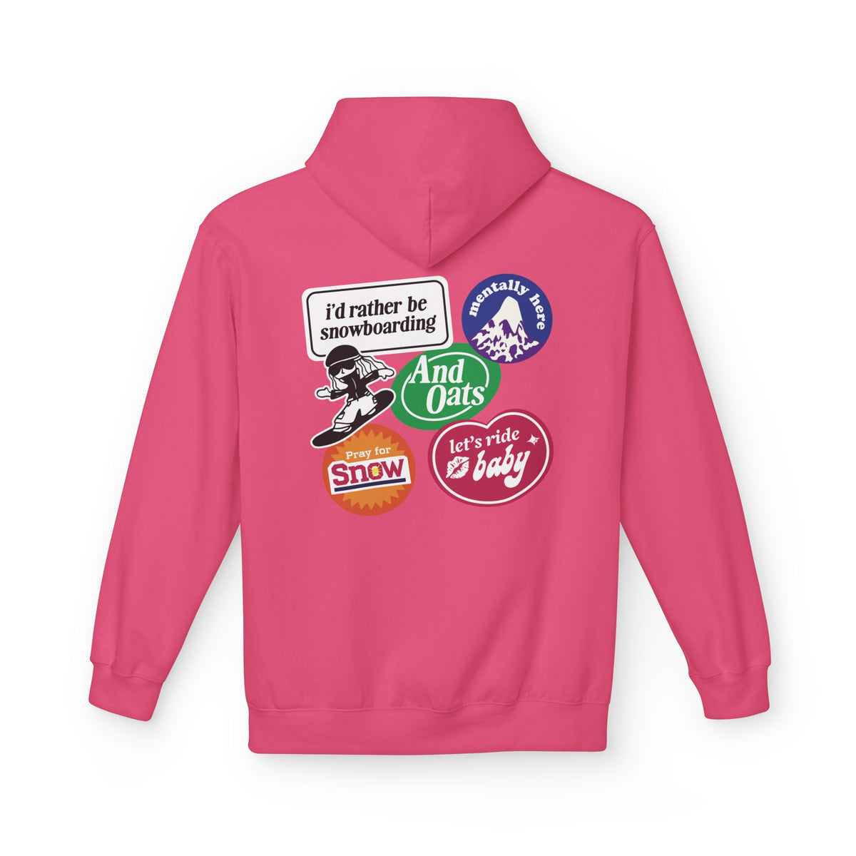 I'd Rather Be Snowboarding Hoodie
