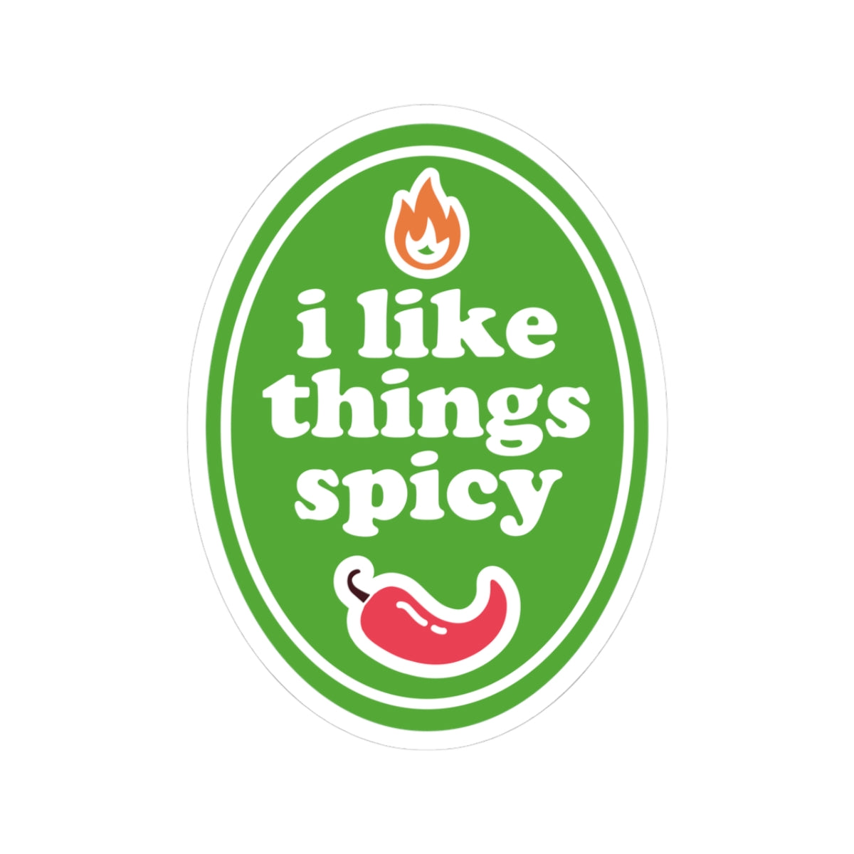 I Like Things Spicy Sticker