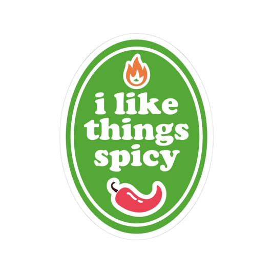 I Like Things Spicy Sticker