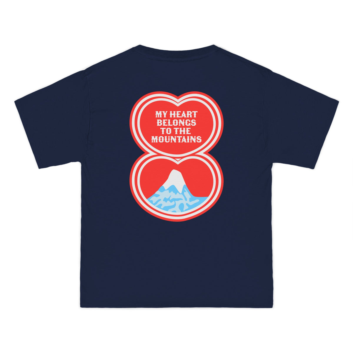 My Heart Belongs to the Mountains Boxy Tee