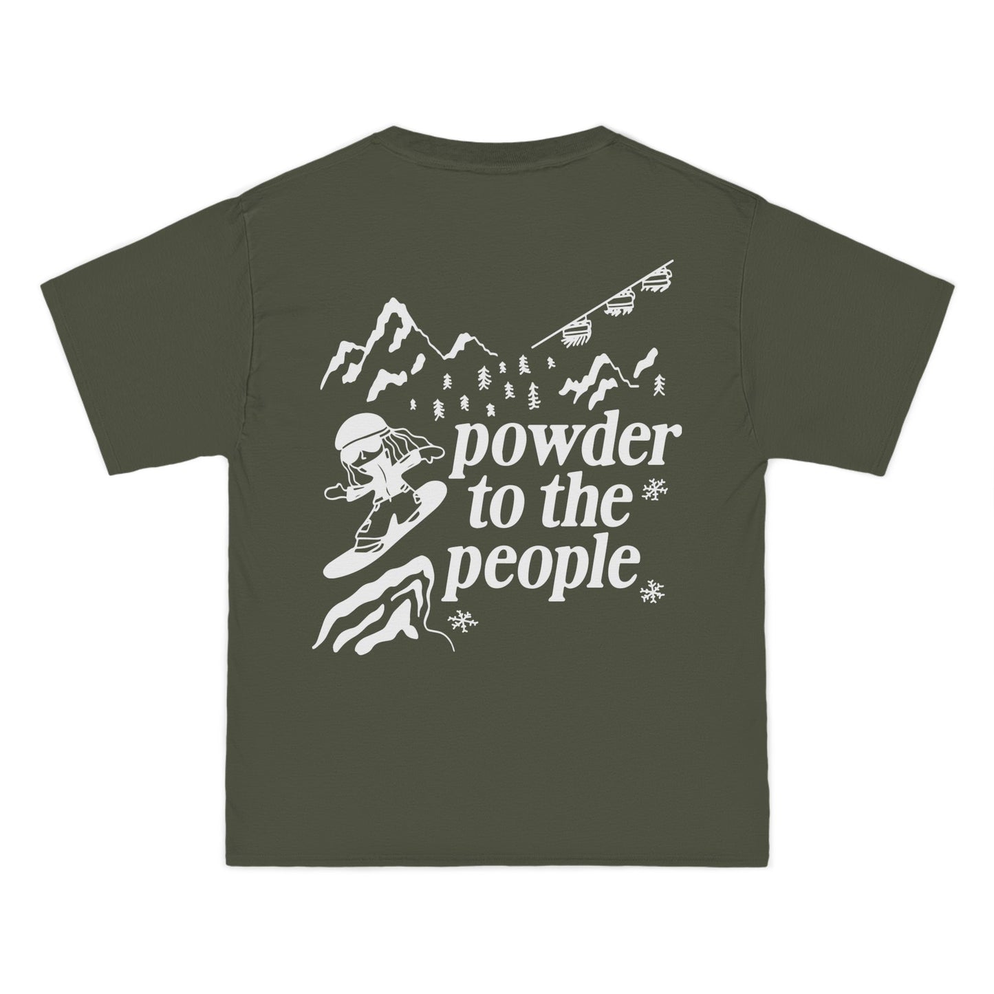 Powder to the People Tee